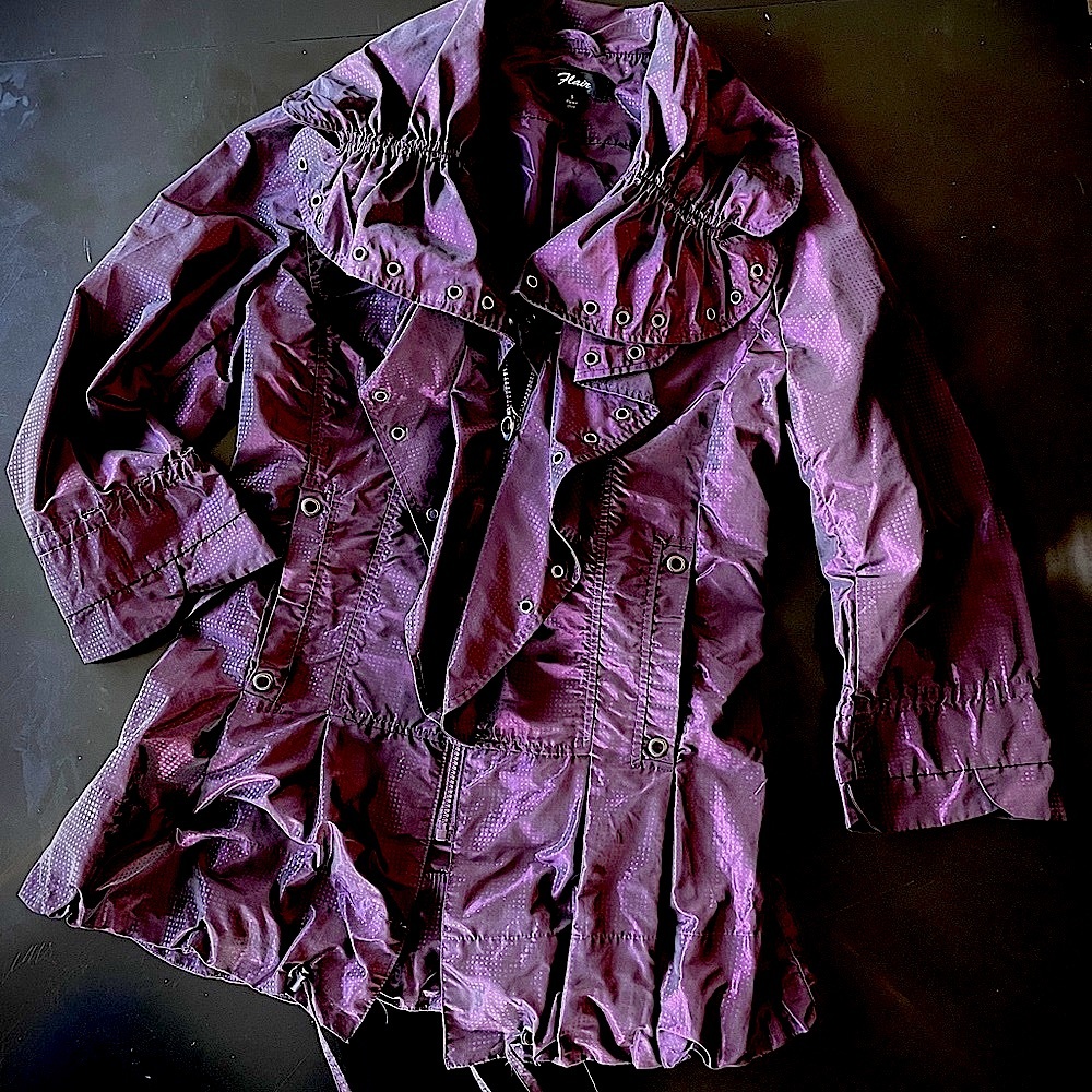 Metallic Lightweight Coat